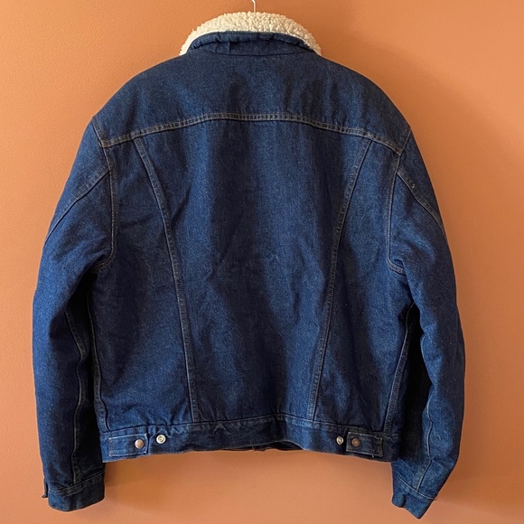 Vintage Levi's San Francisco 1970’s Denim Sherpa Jacket - Picture 9 of 17